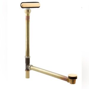 Kohler overflo slotted brass Shower Drain in brushed modern brass